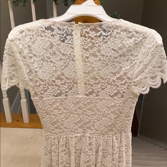 NWOT White Lace Express Dress - Picture 4 of 4